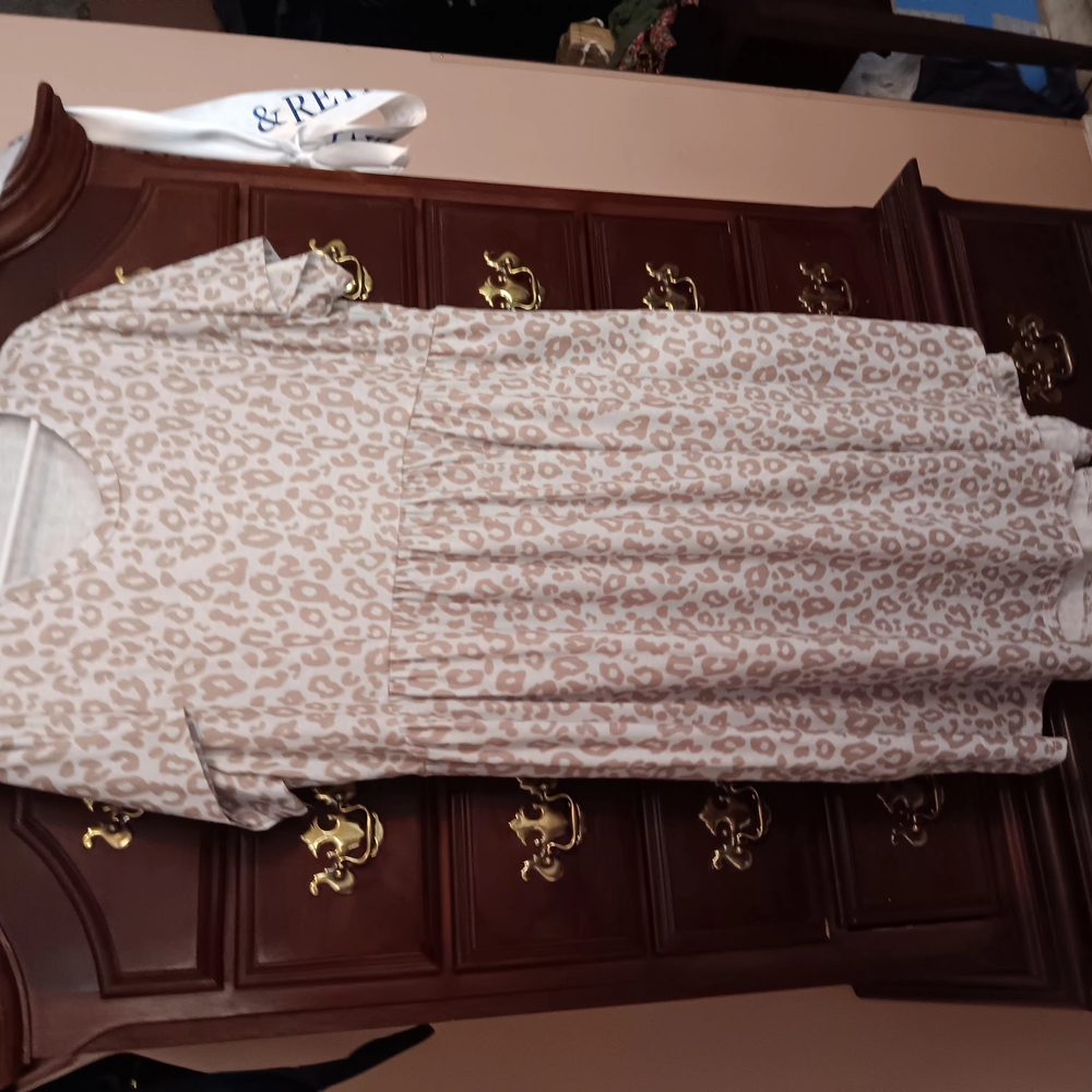 Chic Animal Print Dress